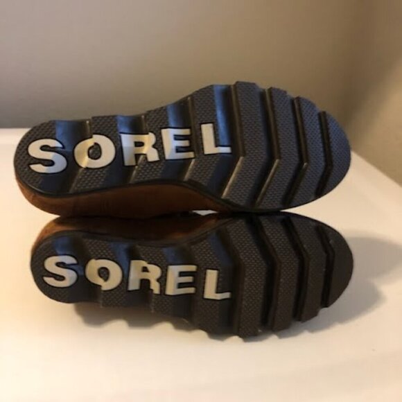 NWT SOREL Joan of Arctic II Wedge Ankle Boot Weatherproof Rust Suede 5 MSRP $220 - Picture 6 of 7